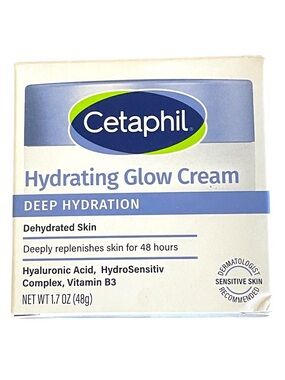 Cetaphil Hydrating Glow Cream for Dehydrated Skin New in Box 1.7 oz.